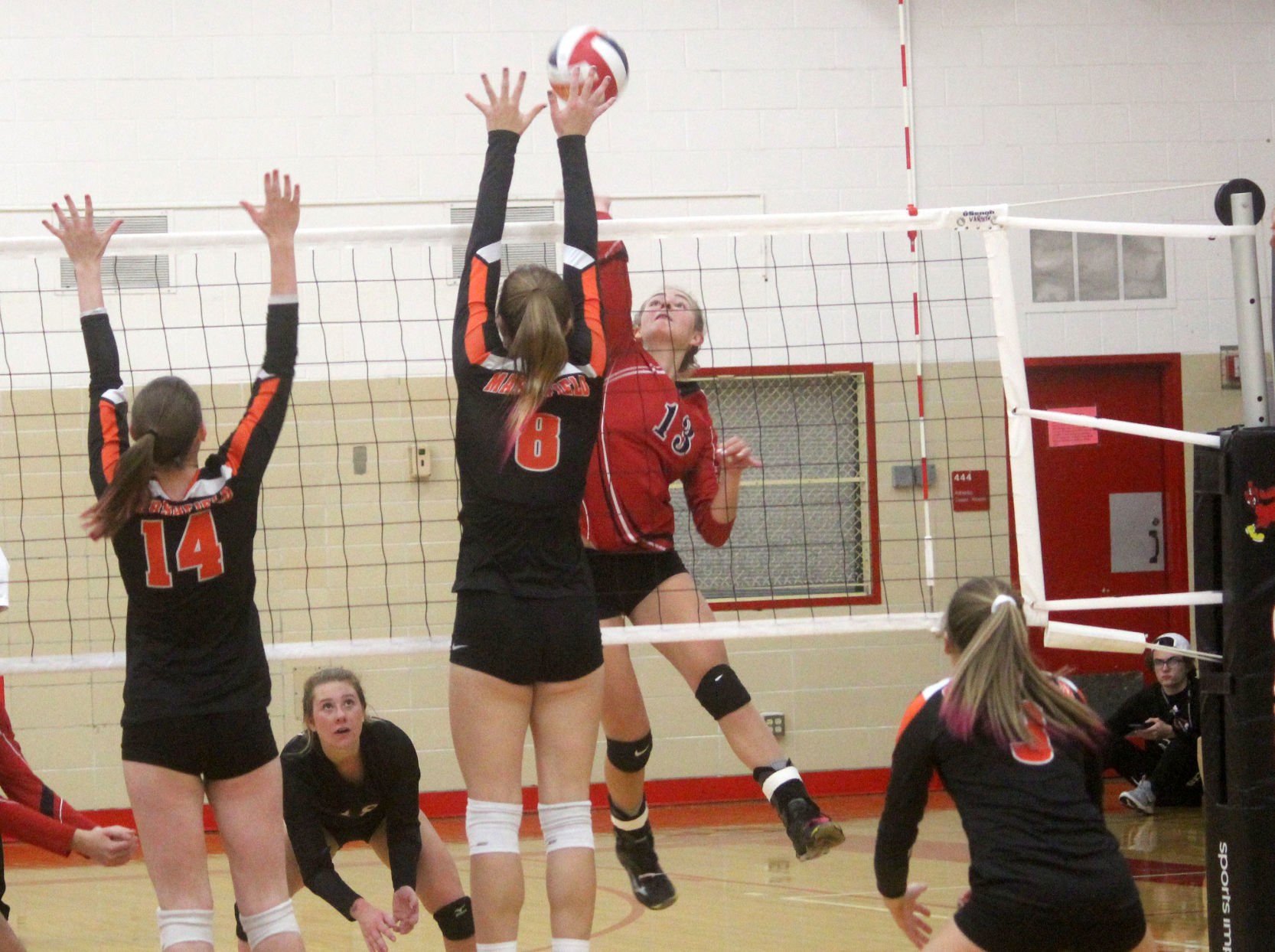 Marshfield at Chi-Hi volleyball 10-18-18